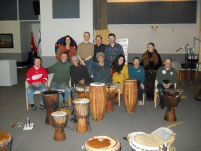 learning the drums group picture